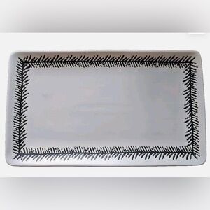 Nate Berkus for Target Etched Fern Stoneware Platter